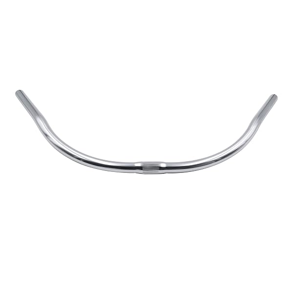 SENQI BEACH CRUISER BIKE HANDLEBAR RETRO CRUISER BICYCLE HANDLEBARS RISE HANDLEBAR (22.2X25.4X660MM SILVER)
