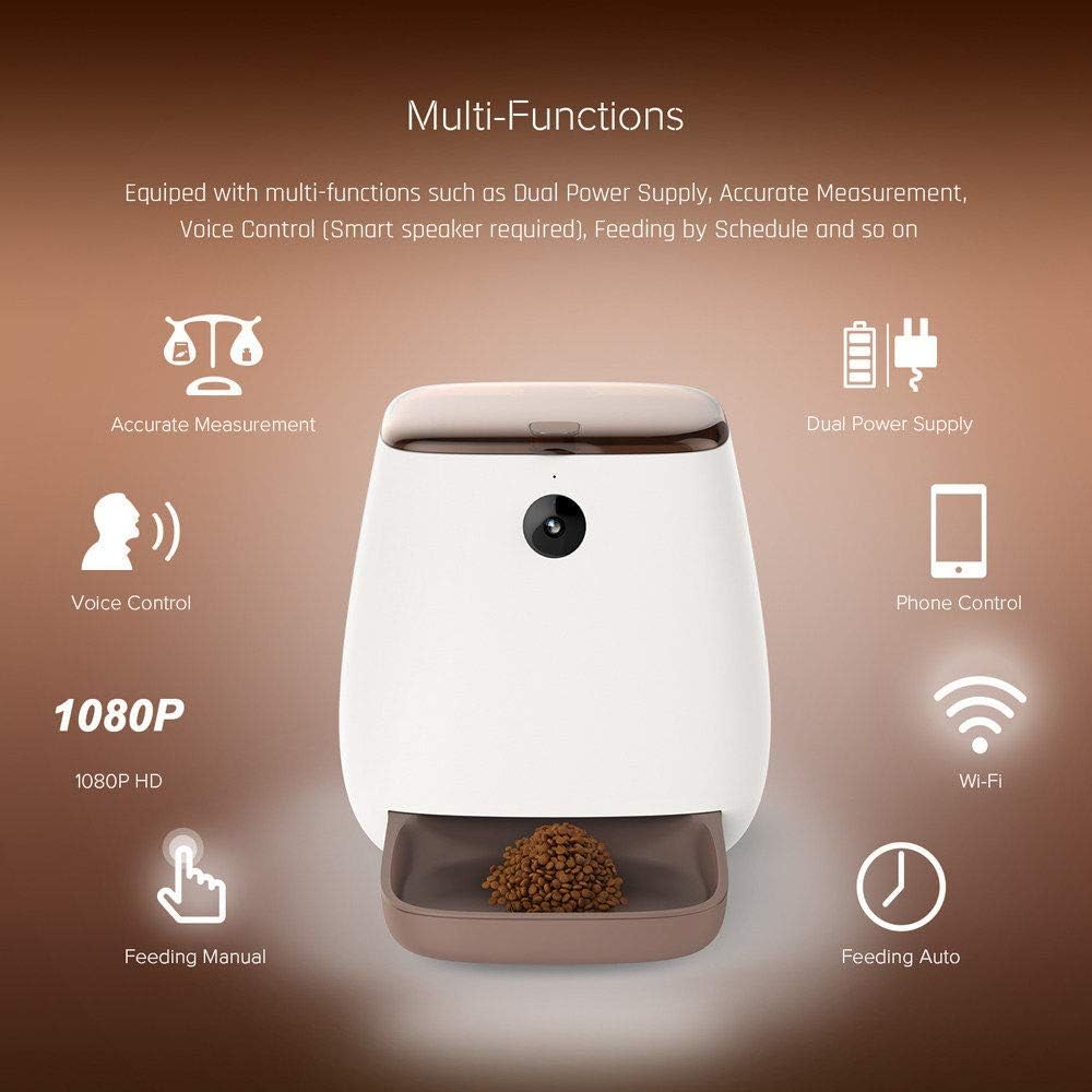 Pet Supplies Djflight Pet Automatic Feeder Mobile App Remote