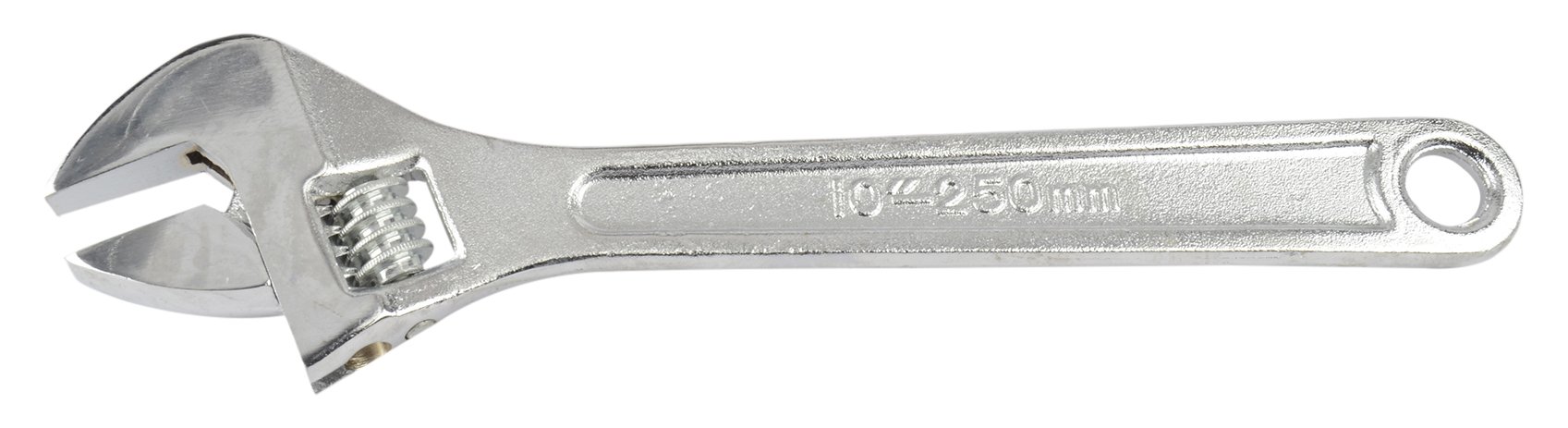 Brüder Mannesmann 10-Inch Adjustable Wrench, Chrome Polished, 1 x 120 – 10, M