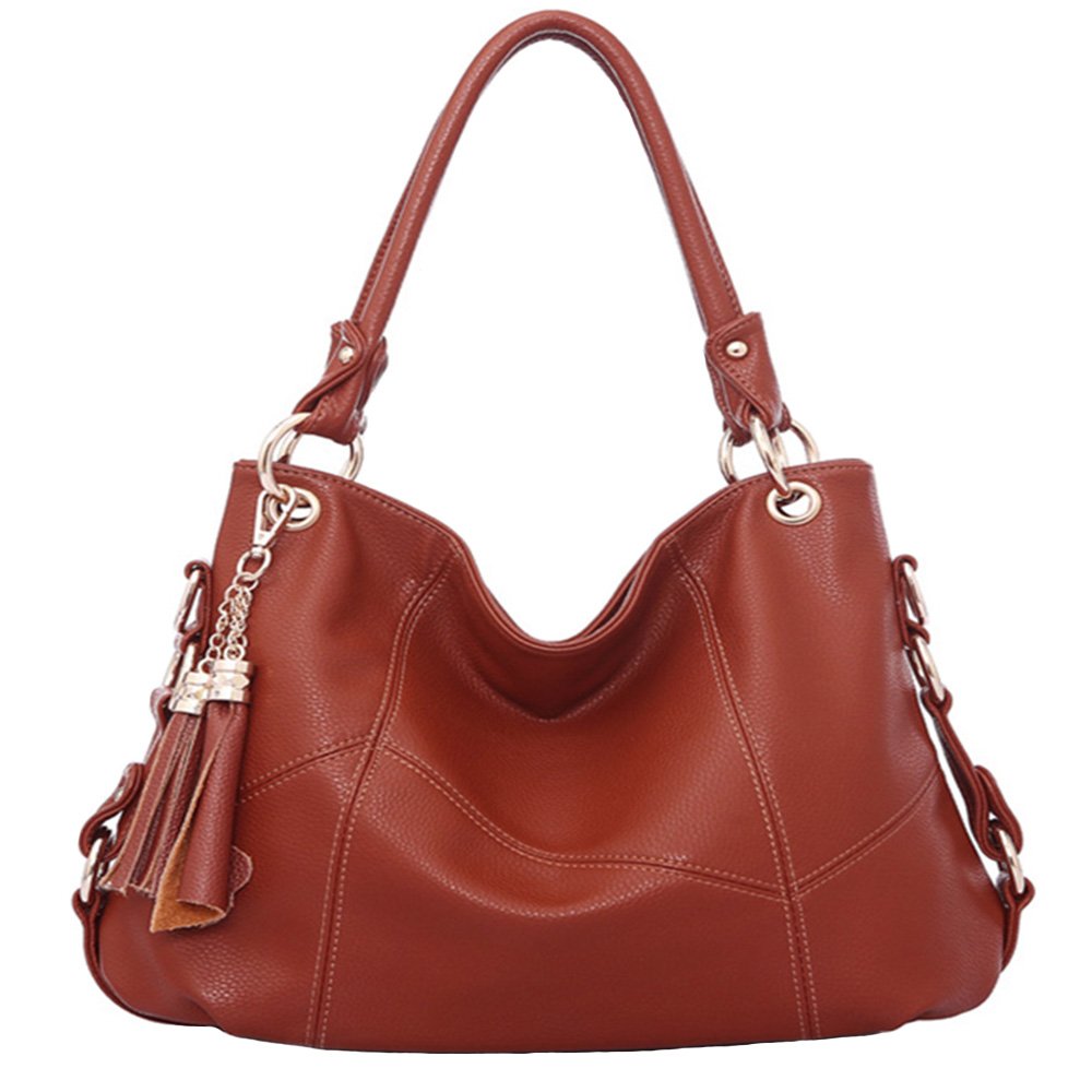 FiveloveTwo Women's Brown Hobo Tote Bag