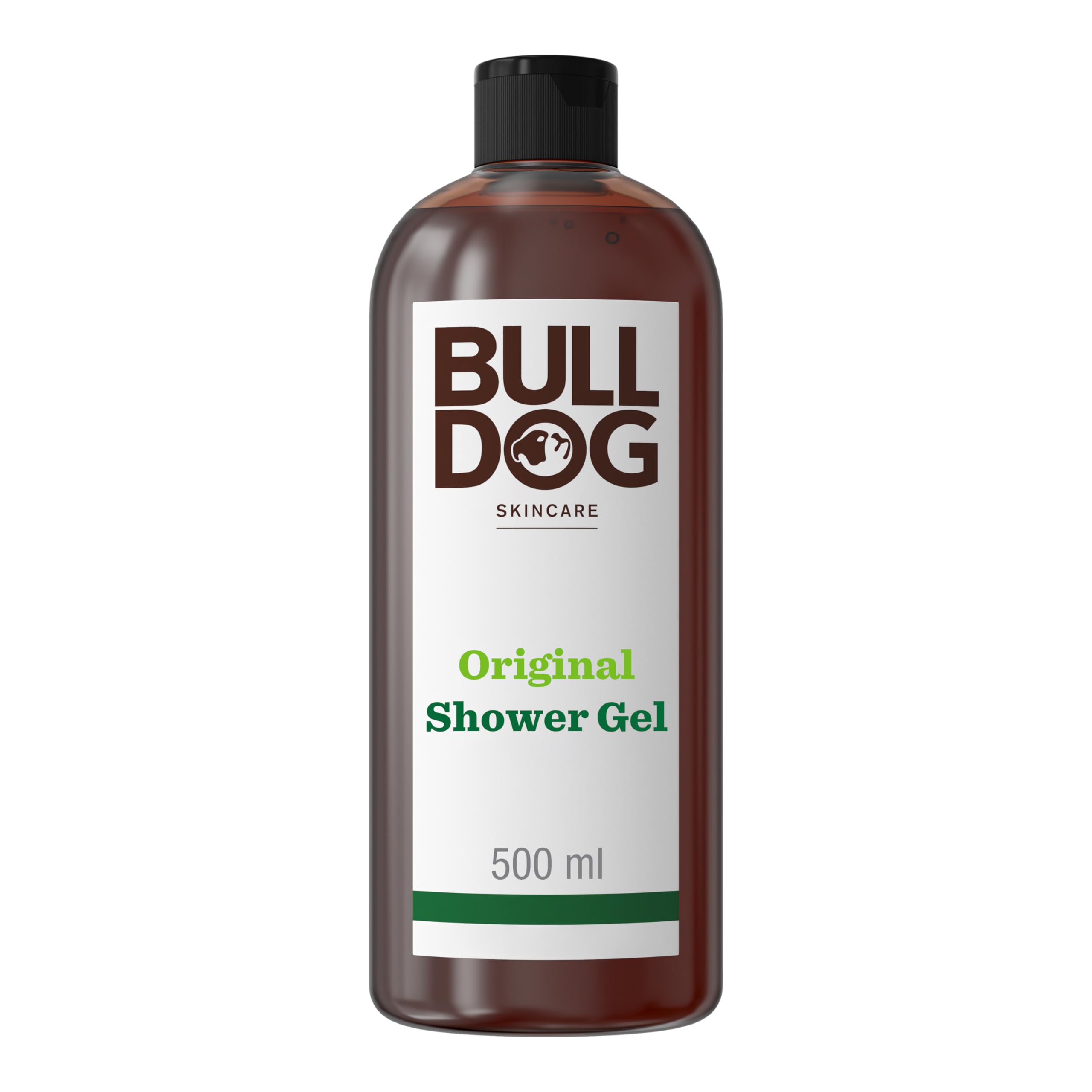 Bulldog Skincare Original Shower Gel for Men, Natural, Refreshing Men's Shower Gel, 500 ml