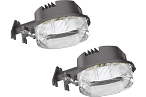 CFY LIGHTING LED Barn Light 50W Dusk to Dawn Outdoor Yard Lighting with Photocell 5000K Daylight Waterproof ETL&DLC Listed 2 Pack