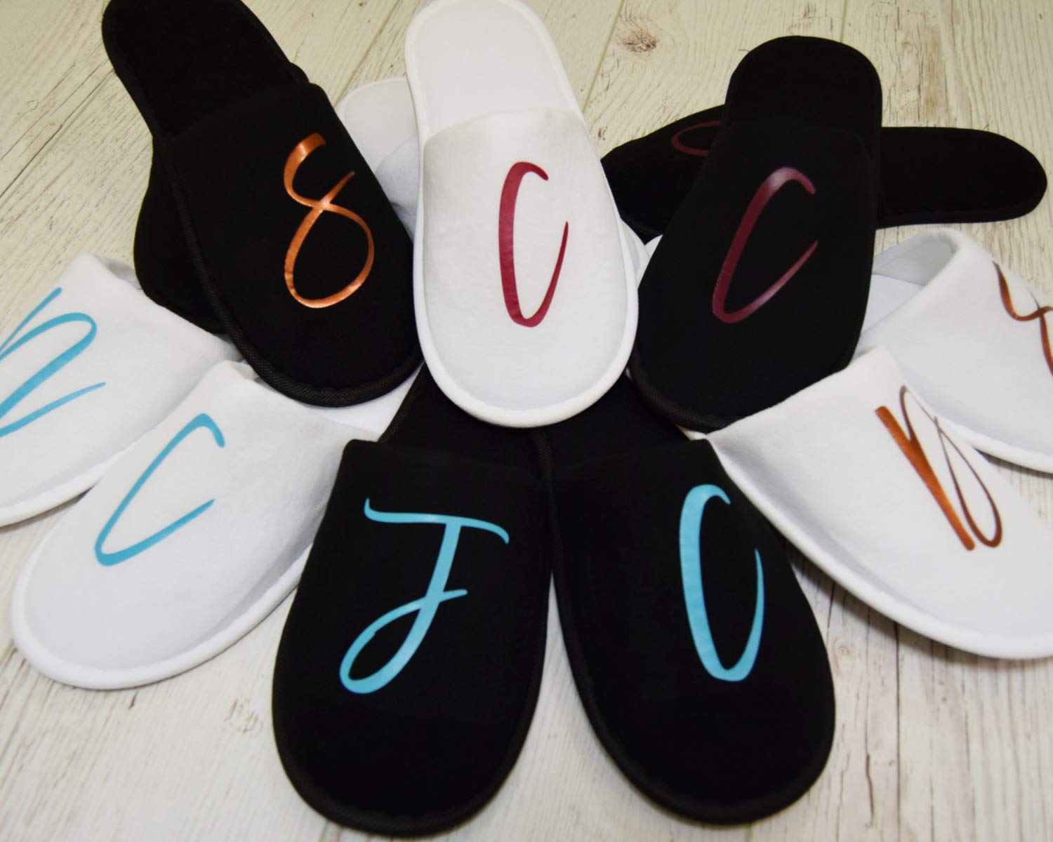 white slippers for wedding guests