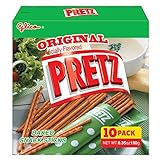 Pretz Salad Flavor Biscuit Sticks Gift Box Set (1 Box of 10 Mini-Bags)
