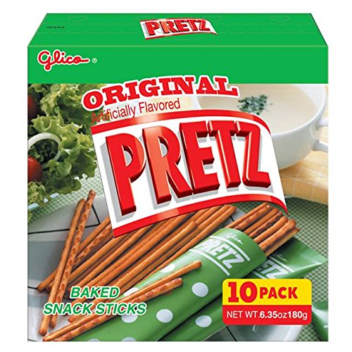 Pretz Salad Flavor Biscuit Sticks Gift Box Set (1 Box of 10 Mini-Bags)