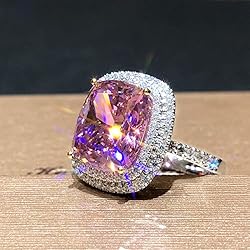 Koguxuix 925 Sterling Silver Shiny Full Diamond