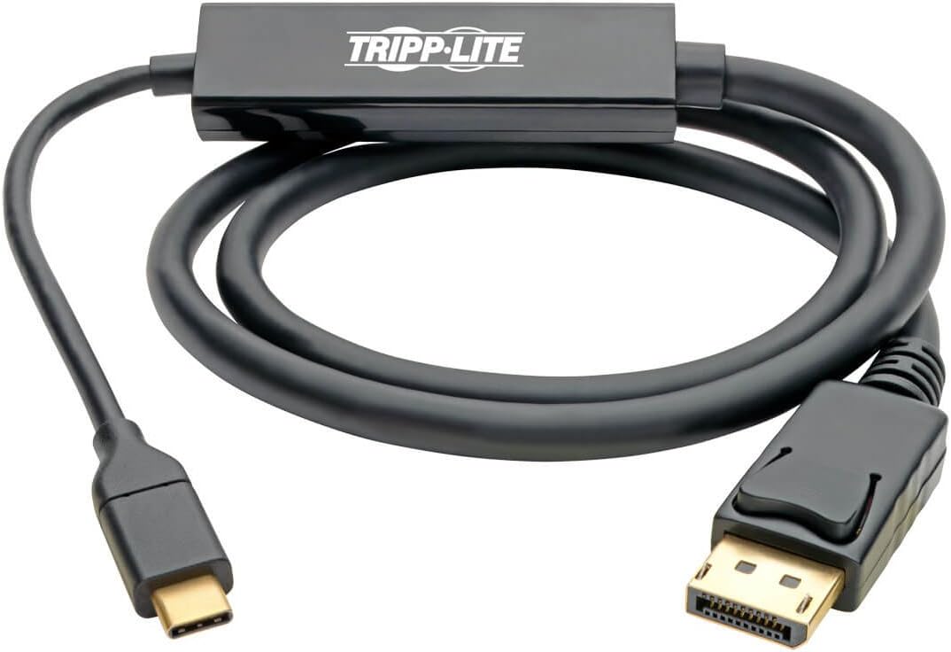 Tripp Lite USB-C to DisplayPort 4k Active Adapter Cable (M/M), 0.91 m (U444-003-DP), Black - Image 4