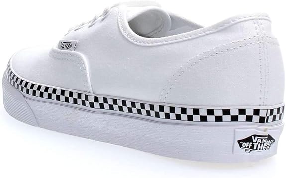 blue check foxing vans