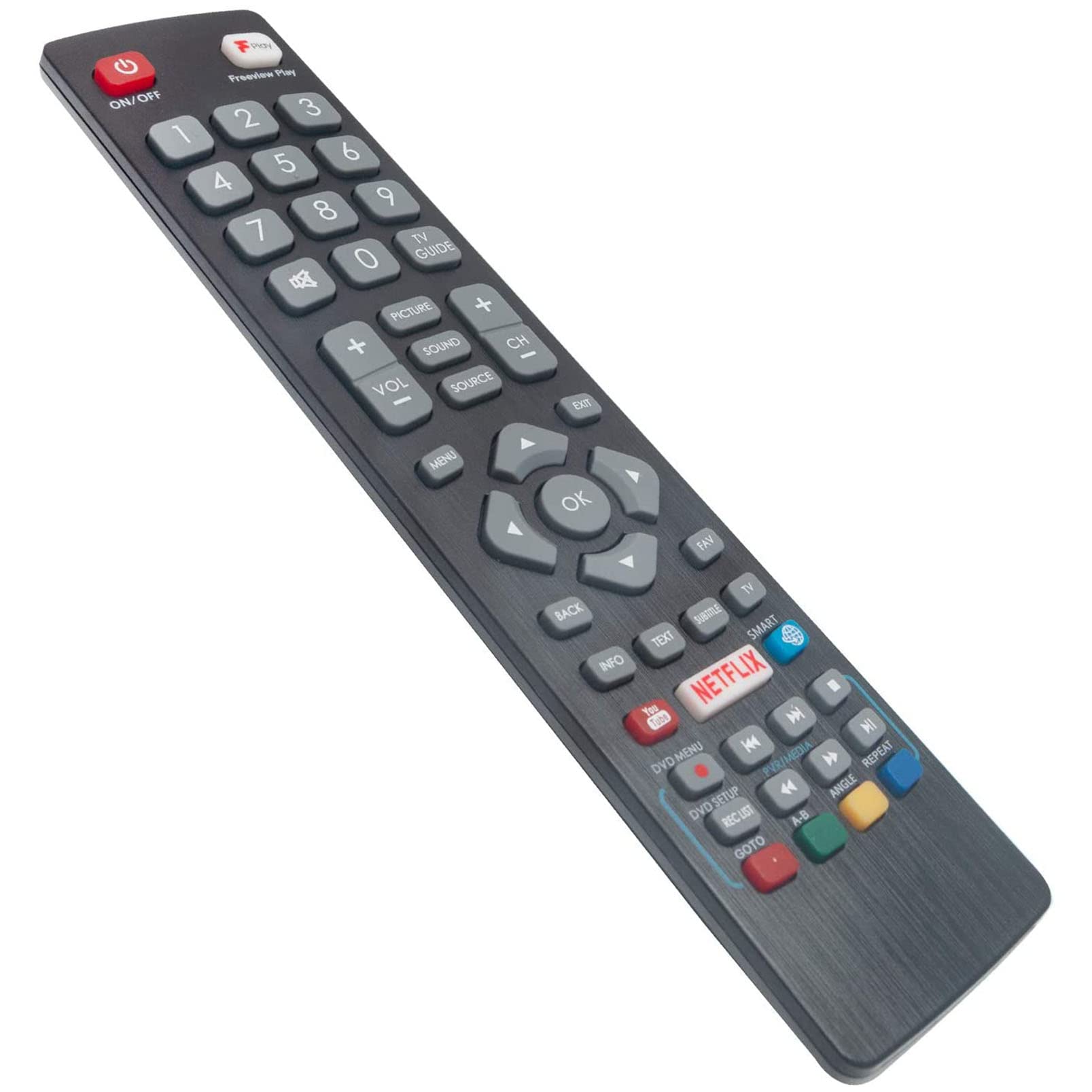 ALLIMITY Remote Control Replace fit for Polaroid Blaupunkt 32/138Q-GB-11B4-EGPF-UK 32/138M-GB-11B4-EGPX-UK 32/138M-GB-11B4-EGQPX-UK 40/138Q-GB-11B4-FEGPF-UK P32RDP0119U P50UP1399U P24RP0080U