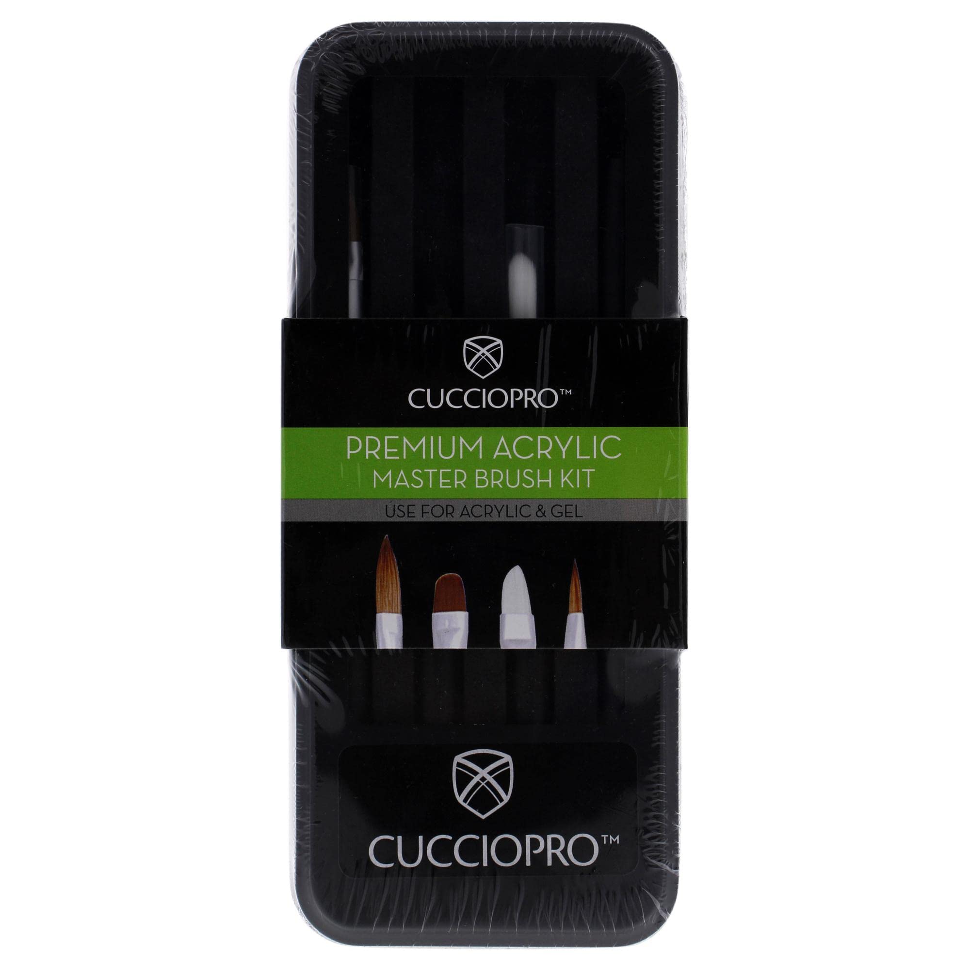 Cuccio Premium Master Tech Gel and Acrylic Brush Kit I0099060