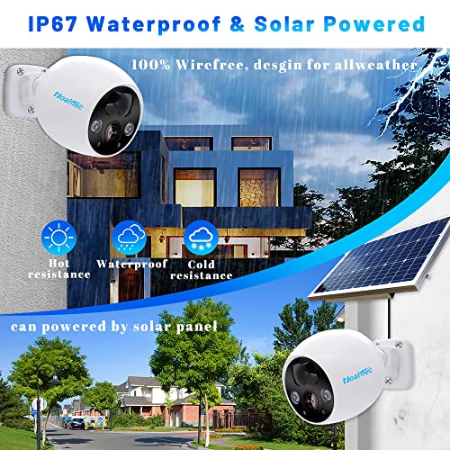 NoahTec Home Security Cameras Wireless Outdoor, 2K Wireless Security