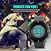 MJSCPHBJK Mens Digital Sports Watch, Military Waterproof Watches for Outdoor Running with Stopwatch LED Screen