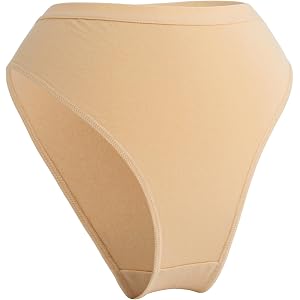 Plainfire Professional Dance underwear for girls Ballet Nude Briefs for Women Beige Seamless Underpants Gymnastics Shorts