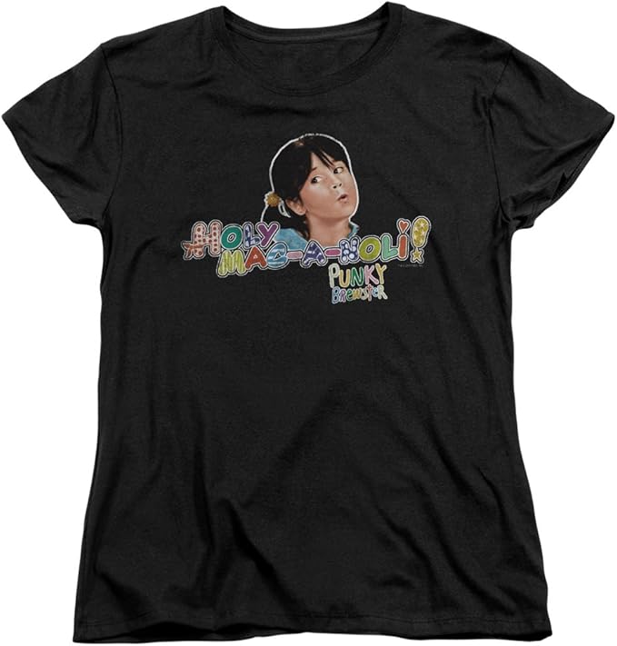 Amazon Com Trevco Punky Brewster Holy Mac A Noli Women S T Shirt