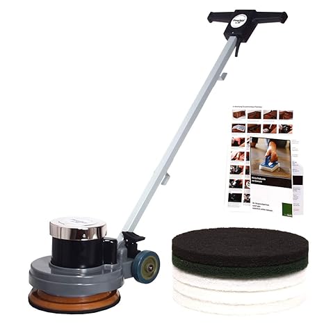 Floorboy XL 300 Reinigungs- und Poliermaschinen Set mit Anleitungen, Pads und Padkunde von Bioraum