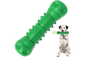 ZIKATON Dog Squeaky Toys for Aggressive Chewers, Nearly Indestructible Dog Chew Toys for Large Medium Breed Dog, Durable Dog Toys, Tough Dogs Toys with Natural Rubber