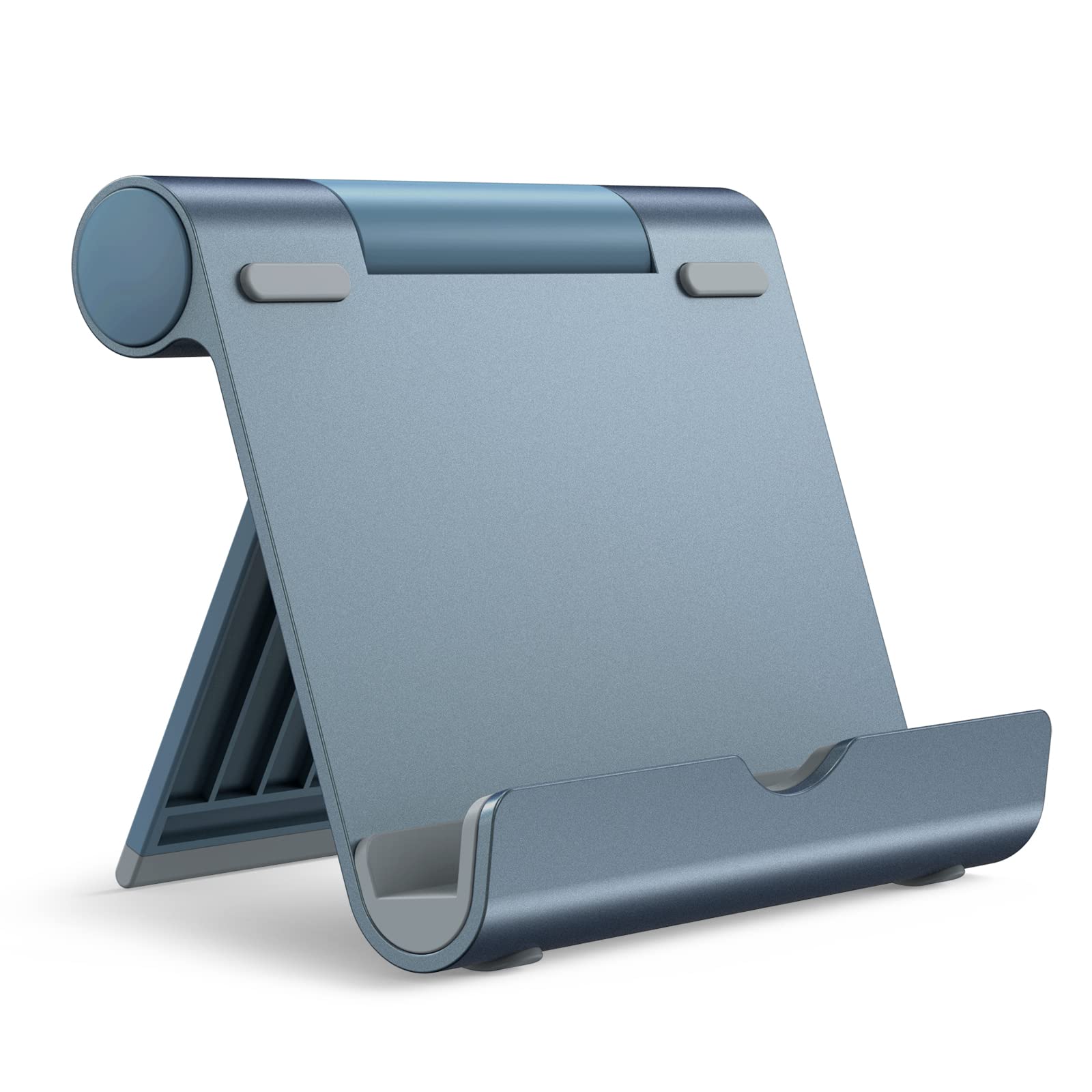 JETech Tablet Stand, Adjustable Portable Desktop Holder, Foldable Dock for iPad/iPad Pro/Air/Mini, Galaxy Tab A8/A7 Lite/A7/S8/S7, Kindle, Tab/Phones(4-11"), Grey