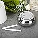 LendGaGa stylish ashtray, stainless steel ashtray, covered ashtray, ashtray with cigarette holder, smokers preferred ashtray for home office decoration, car ashtray