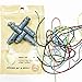 Bullseye Office - Picture Hanging Magnets, Innovative Hanging Picture System, Unique Picture Hanging System, Set of 5 Locks & Strings to Hang Pictures, 6 Strings 5 Colors