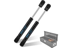 FILFom 10 inch Gas Struts for Tool Box,35Lb/156N RV Cabinet Door Gas Shocks Spring Lift Support for Toolbox Lid Truck Cap Toybox Boat Storage Lid Replacement Parts