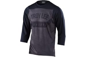 Troy Lee Designs Cycling MTB Bicycle Mountain Bike Jersey Shirt for Men, Jersey (Black, Medium)