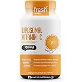 Liposomal Vitamin C - The Only 1500mg Per Capsule (NOT 2 Capsules Per Serving) DNA Verified & Potent Vit C – Swallow or Pour 