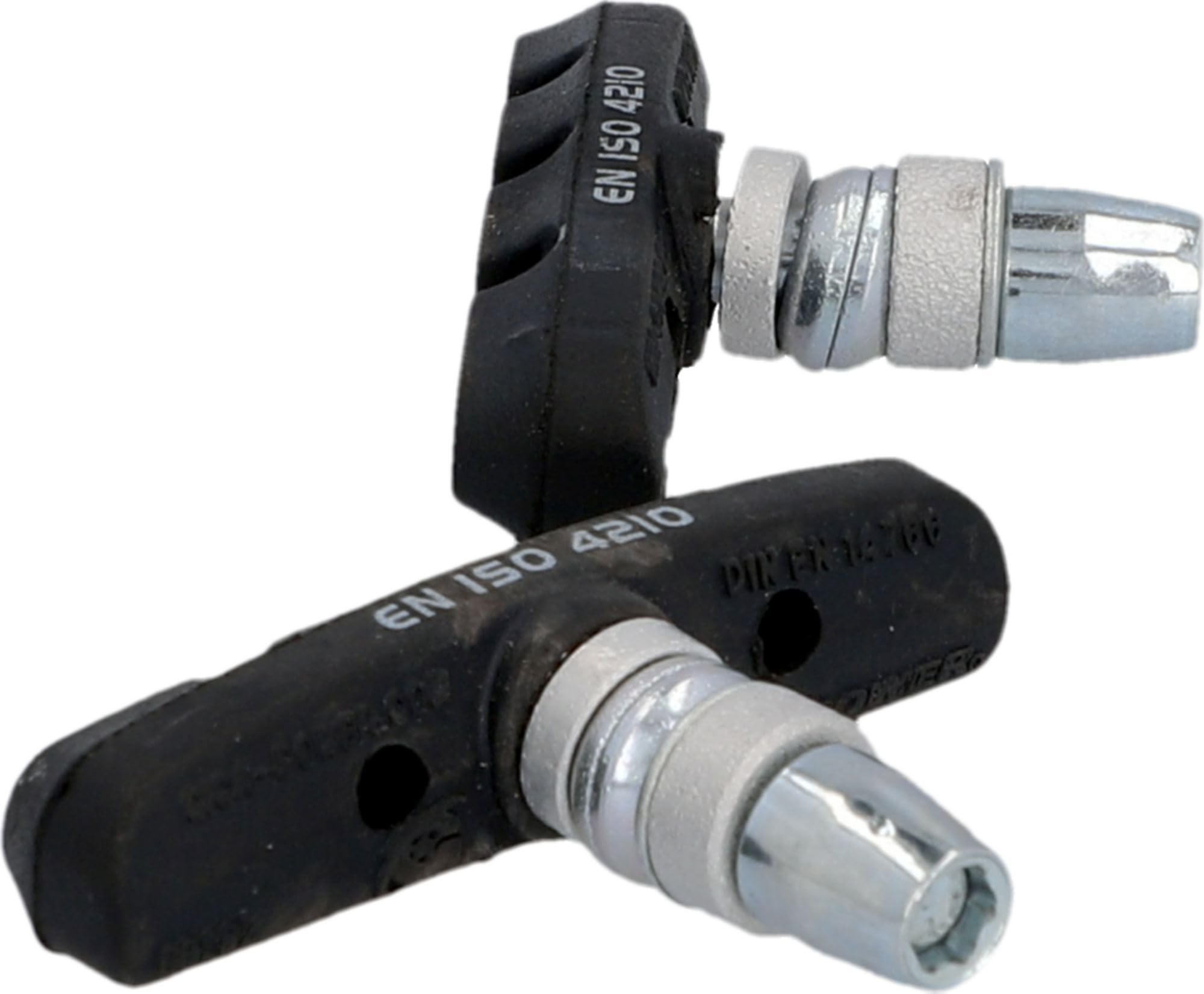 FISCHER Brake Pads | Brake Pads | for V-Brake and Cantilever Brake | Suitable for Bikes and E-Bikes | DIN EN 14766 | Pack of 2