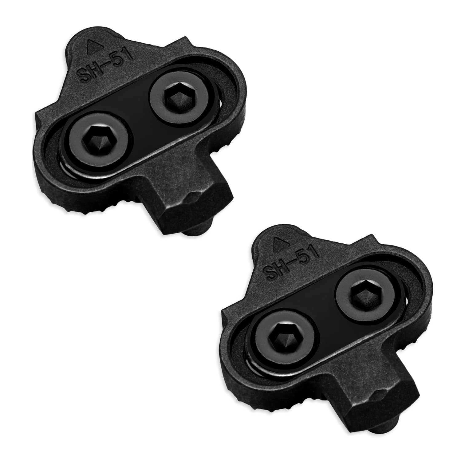 Bike Cleats Compatible with SH51 MTB Suitable for Men and Women Bike for Indoor Mountain Outdoor Road Cycling Black