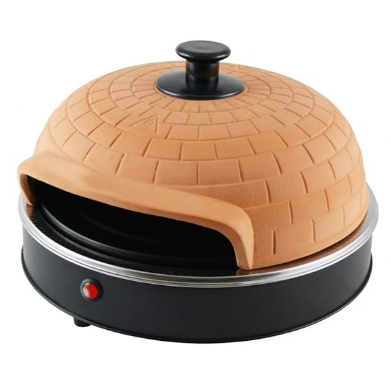 Horno para pizza con pedal, carcasa de terracota artesantal, 1200 ...