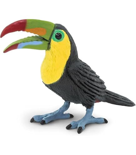 鳥頭∈(・ө・)∋出品 Amazon.com: Safari Ltd. 鳳頭鸚鵡雕像- 逼真的3.7 英吋(約9.5