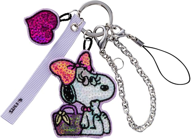 Amazon ミノダ スヌーピースパンコールチャーム ストラップ オシャレ S02c46 アニメ 萌えグッズ 通販