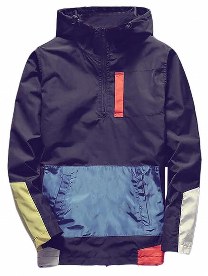 pullover windbreaker for men