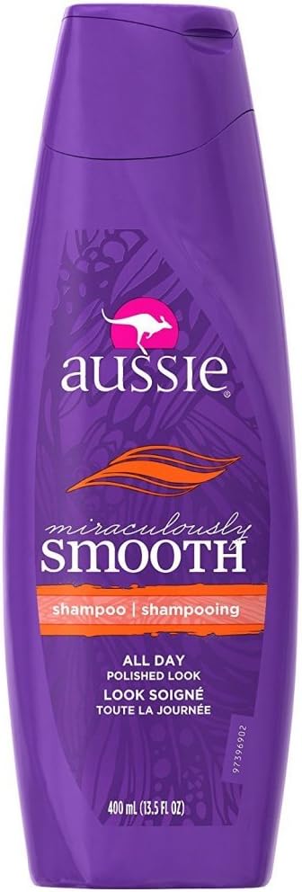 Aussie Shampoo Smooth Miraculously 13.5oz (2 Pack)