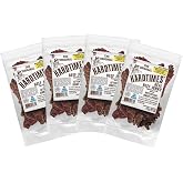 Hardtimes Original Beef Jerky, High Protein Snack, 4 x 4 oz Bags | Four bags of handcrafted original beef jerky made with premium beef for protein-rich snacking.