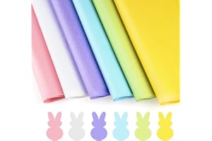 NEBURORA 120 Sheets Multicolor Tissue Paper Spring Easter Gift Wrapping Paper Decorative Art Paper for DIY Easter Birthday Ho
