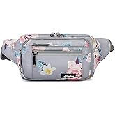 Fanny Pack for Men&Women Waterproof Waist Pack Bag Hip Bum Bag with Rain Cover Adjustable Strap for Sports Outdoors Workout Running Traveling Hiking Cycling Dog Walking Casual Fishing