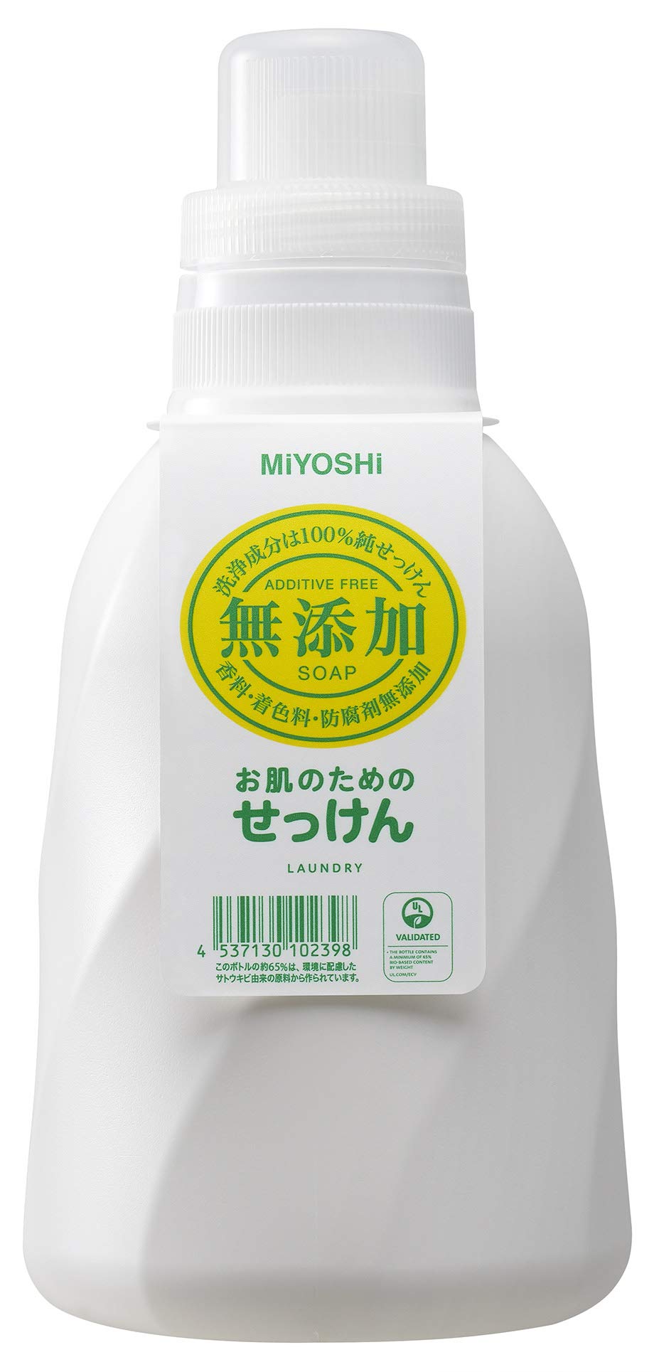 MIYOSHI 無添加お肌のための洗濯用液せっけん1100ml商品画像