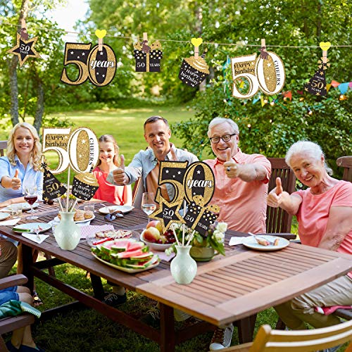 5 Birthday+Decoration+Centerpiece+Glitter+Supplies