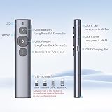 Norwii N95 Presentation Clicker USB-C USB-A Receiver Red view 9