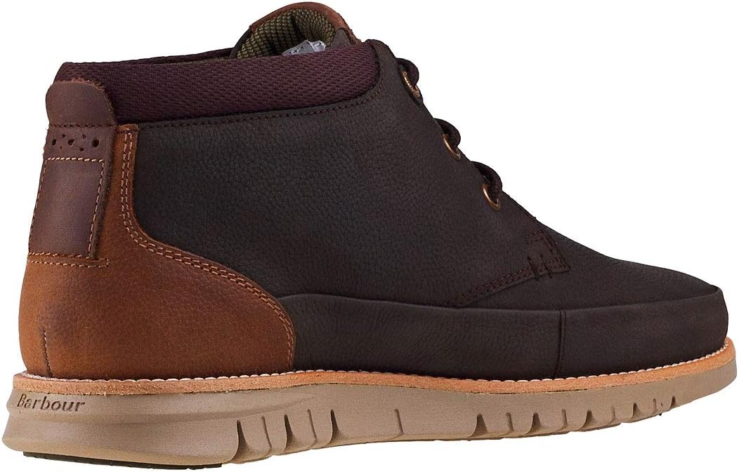 barbour black nelson chukka boot