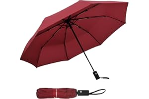 SY COMPACT Umbrella Automatic Travel Waterproof Light Folding Umbrellas Easy Carry for Women and Men