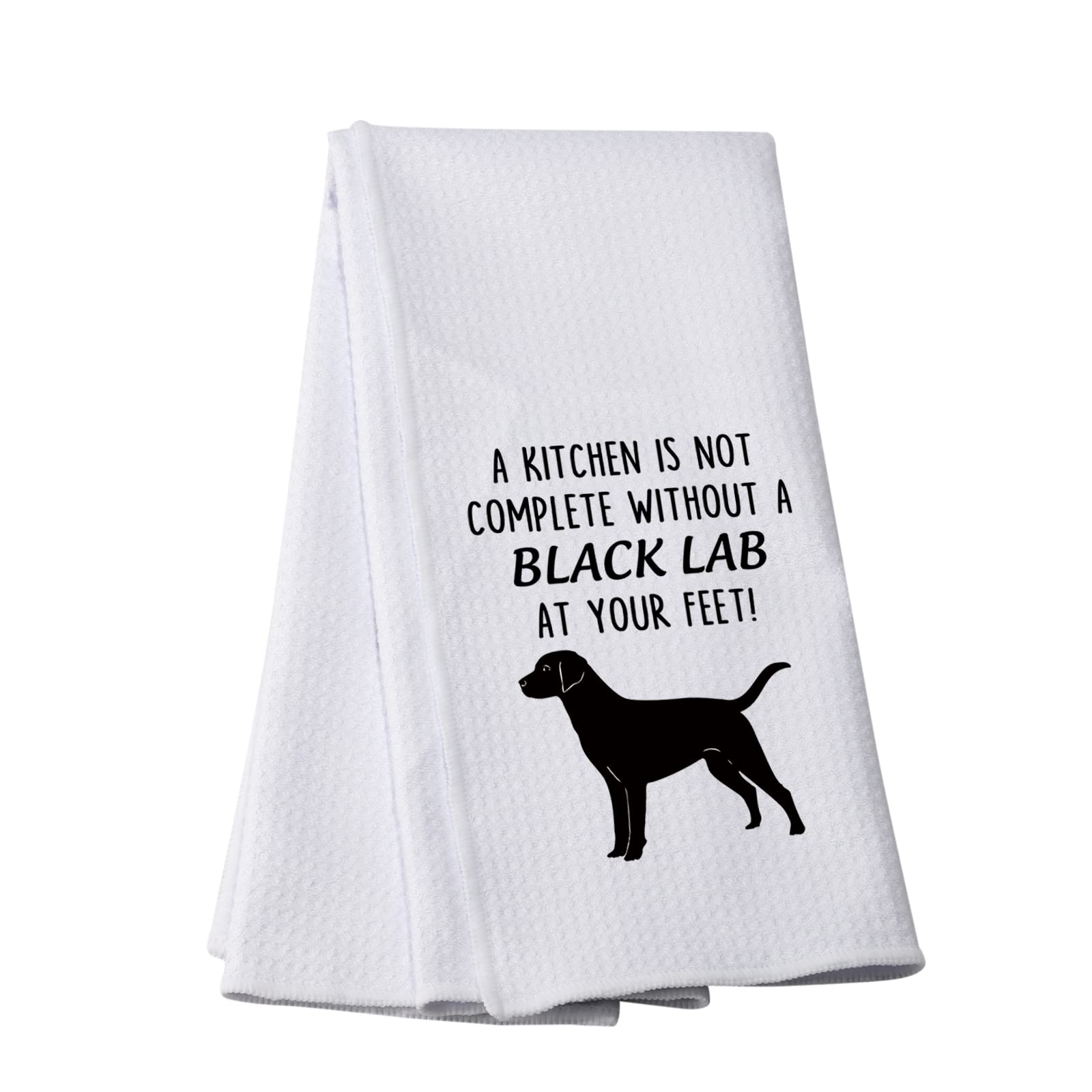 Black Lab Kitchen Towel Lover Gift (The Original BLACK LAB Towel)