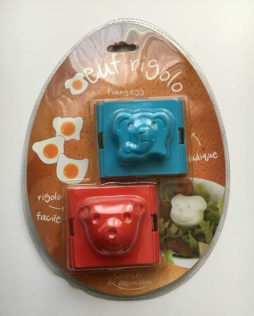 Saveur et Dégustation - Lote de 2 moldes para Huevos cocidos con ...