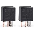 EHDIS 5 Pin Relay 12V 30A SPDT Multi-Purpose Relay Heavy Duty Standard Relay Kit Pack of 2 Model JD1914-12V-30A