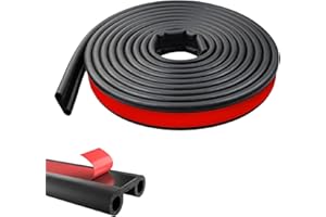 Truck Tonneau Cover Seal Strip, Adhesive Rubber Weather Stripping for Pickup Tailgate, Camper Shell, Truck Topper & Cap, Dust