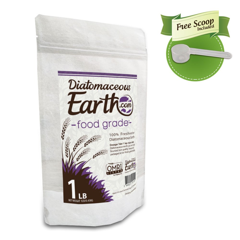 Diatomaceous Earth 2 Lbs Food Grade DE – Includes Free...