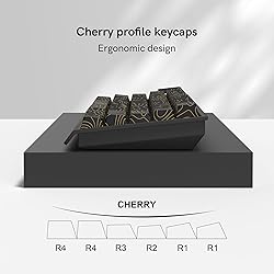 dagaladoo Shine Through keycap Set,Black