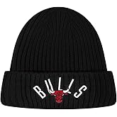 Pro Standard NBA Chicago Bulls Modern Originals Heavyweight Knit Beanie Unlined Cuffed Black Os