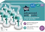 Tommee Tippee Advanced Anti-Colic Bottles 0m+ 6 x 260ml with Slim Teat view 3