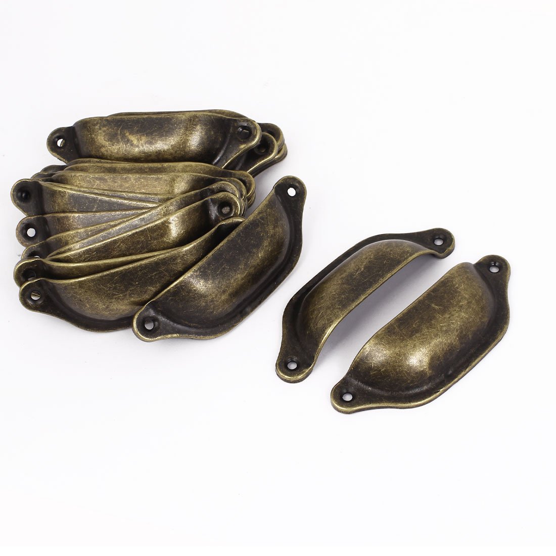 Sourcingmap Antique Style Cabinet Bin Dresser Drawer Metal Cup Pull Handle 20pcs